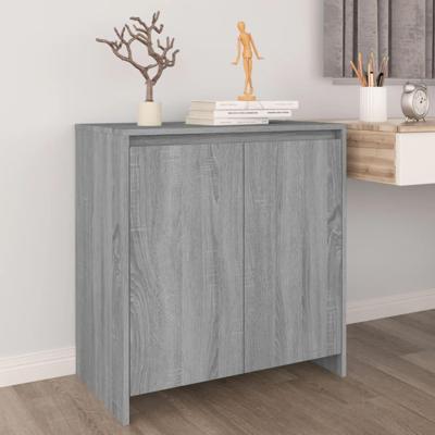 Dressoir 70x41x75 cm bewerkt hout grijs sonoma eikenkleurig Dressoir 70x41x75 cm bewerkt hout grijs sonoma eikenkleurig
