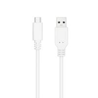 NANOCABLE 10.01.2103-W USB 2.0-kabel, 3 A, USB-C/M-A/M, wit, 3 m - thumbnail