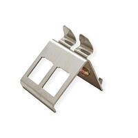 ROLINE DIN-rail adapter, leeg, voor 2 keystones - thumbnail