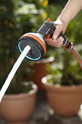 Gardena Premium E4 Multifunctionele Broes - 5 Standen, Ergonomisch, Vorstvrij, Regelbare Waterstroom - thumbnail