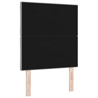 Hoofdbord met LED -striplichten Lichtgrijs 80 cm Stof - thumbnail