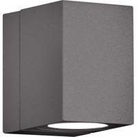 LED Tuinverlichting - Wandlamp - Buitenlamp - Trion Tibena - 3W - Waterdicht IP54 - Mat Antraciet - Aluminium - thumbnail