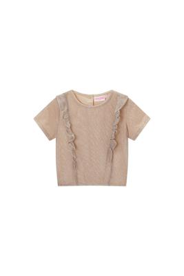 Someone Zomer t-shirt meisjes - goud - amina