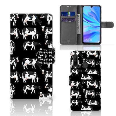 Huawei P30 Lite (2020) | Telefoonhoesje | Met pasjeshouder | Koetjes Huawei P30 Lite (2020) | Telefoonhoesje | Met pasjeshouder | Koetjes