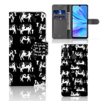 Huawei P30 Lite (2020) | Telefoonhoesje | Met pasjeshouder | Koetjes - thumbnail
