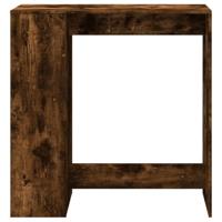 Bartafel met rekken 101x40x103,5 cm bewerkt hout gerookt eiken - thumbnail