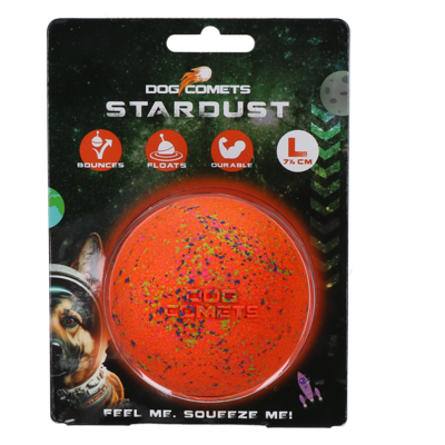 Dog Comets Stardust Oranje L