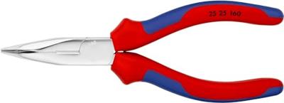 Knipex Platspitse tang met zijsnijder verchroomd 160 mm - 2525160