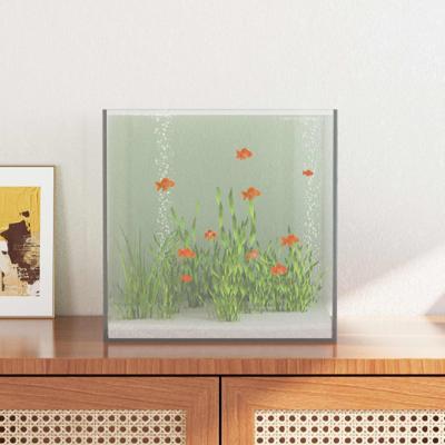 VidaXL Aquarium met opslag doorzichtig 30 x 30 x 30 cm glas