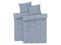 LIVARNO home 2 Satijnen dekbedovertrekken 140 x 200 cm (Blauw) - thumbnail