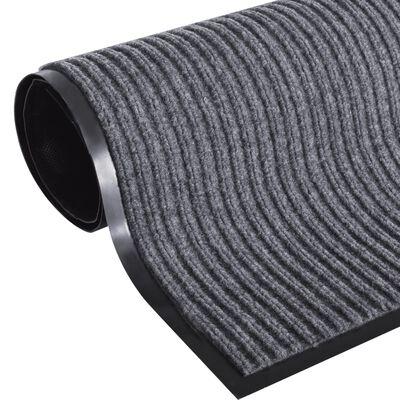 Deurmat PVC 90 x 60 cm (grijs) - thumbnail