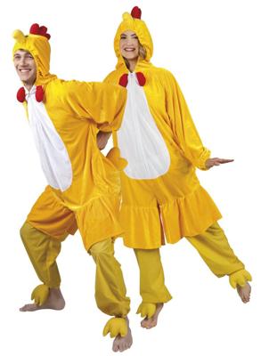 Kippenkostuum pluche