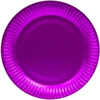 Bordjes metallic pink 8 stuks - thumbnail