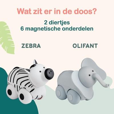 Clics Magimals wheely safari box - 6dlg.