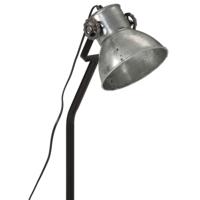 VidaXL Bureaulamp 25 w e27 17x17x60 cm vintage zilverkleurig - thumbnail
