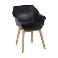 Hartman Sophie Teak tuinstoel Carbon black - thumbnail