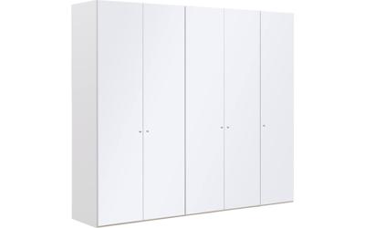 Goossens Kledingkast Easy Storage Ddk, Kledingkast 253 cm breed, 220 cm hoog, 5x glas draaideur Goossens Kledingkast Easy Storage Ddk, Kledingkast 253 cm breed, 220 cm hoog, 5x glas draaideur