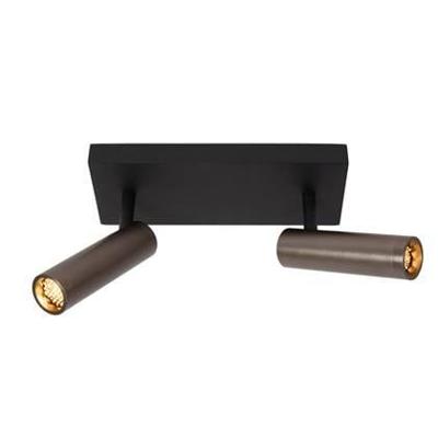 Lucide GRADO - Plafondspot - 2xGU10 (MR11) - Grijs ijzer