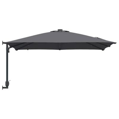 Tuinparasol Antraciet 248.5 x 247.5 x 160 cm Stof Tuinparasol Antraciet 248.5 x 247.5 x 160 cm Stof