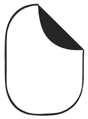 Falcon eyes background board r-1482wb wit/zwart 148x200 cm