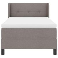Boxspringbed met matras met matras Taupe 90 x 190 cm - thumbnail