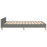 Bedframe zonder matras 120x200 cm stof donkergrijs - thumbnail