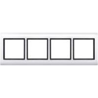 Merten 400419 Afdekking Frame AquaDesign Polar-wit 1 stuk(s) - thumbnail