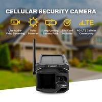 Vosker V300 bewakingscamera met live-streaming, camera zonder wifi met simkaart en zonnepaneel, mobiele beveiligingscamera met nachtzicht en bewegingsdetectie, IP65 weerbestendig, mobiele bewaking - thumbnail