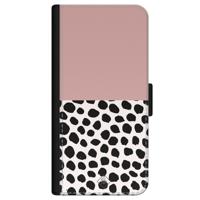 iPhone 12 flipcase - Pink dots - thumbnail