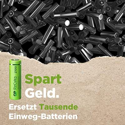 GP AA oplaadbare batterijen NiMH 2100 mAh ReCyko 1.2 V (8 stuks)