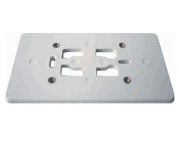 Corodex 862 wit montageplaat tbv 2-voudig 75x140 17443130