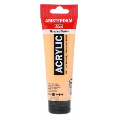 Royal Talens Amsterdam Acrylverf 120 ml - Napelsgeel Rood 224