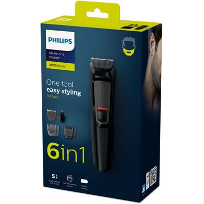 Philips Multigroom Series 3000 MG3710 Draadloze Trimmer