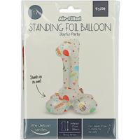 Folat BV staande folieballon joyful party cijfer 1 -72cm - thumbnail