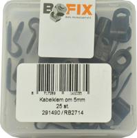 Bofix kabelklem om 5mm (25st) - thumbnail