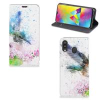 Bookcase Samsung Galaxy M20 Vogel - thumbnail