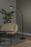 Lucide MILNE - Vloerlamp - LED Dimb. - 1x8W 2700K - Zwart - thumbnail