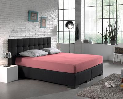 Dreamhouse - Hoeslaken Dubbel Jersey - Roze - 80/90/100 x 200/210/220 Dreamhouse - Hoeslaken Dubbel Jersey - Roze - 80/90/100 x 200/210/220