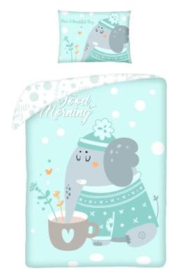 Animal Pictures Peuterdekbedovertrek Olifant 100 x 135 cm - Katoen Animal Pictures Peuterdekbedovertrek Olifant 100 x 135 cm - Katoen