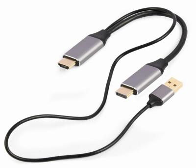 Actieve 4K HDMI naar DisplayPort-adapter, zwart