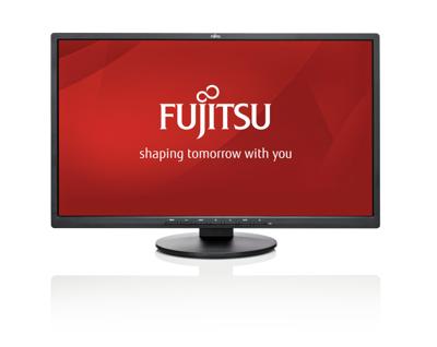 Fujitsu Display E24-8 TS Pro EU E-Line 60,5 cm 23,8 inch breedbeeldscherm IPS LED mat zwart DisplayPort DVI VGA tilt