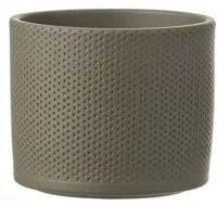 Mica Decorations era pot groen relief 13x15cm - thumbnail