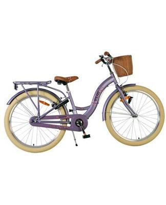 Volare blossom kinderfiets - meisjes - 24 inch - paars - twee handremmen