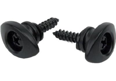 D'Addario EEP102 Elliptical End Pins strap buttons zwart