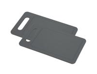 Cosy snijplank Fresco, ft 25 x 14 x 0,6 cm, grijs, set van 2 stuks - thumbnail