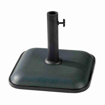 Marbueno Basis Parasol Vierkant Cement 35X35X5,2 cm 11KG Groen Tuin, Zwembad, Terras