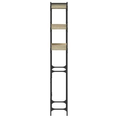 Wasmachinekast 67x25x163 cm bewerkt hout sonoma eikenkleurig Wasmachinekast 67x25x163 cm bewerkt hout sonoma eikenkleurig