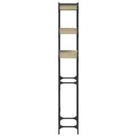 Wasmachinekast 67x25x163 cm bewerkt hout sonoma eikenkleurig - thumbnail