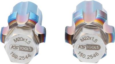 KS Tools 150.2540 Schroefdraadsnijderset M20, M22 Speciaal gereedschapsstaal 1 stuk(s) KS Tools 150.2540 Schroefdraadsnijderset M20, M22 Speciaal gereedschapsstaal 1 stuk(s)
