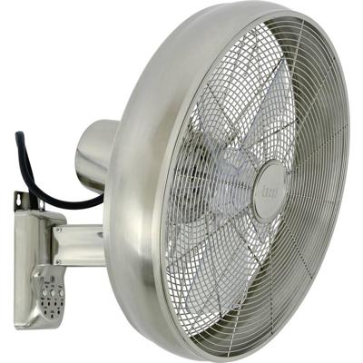 Lucci AIR BC Wandventilator 50 W (Ø x h) 410 mm x 460 mm Chroom Zwenkbaar